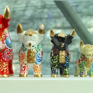 Taller de Pintando de toritos de Pukara