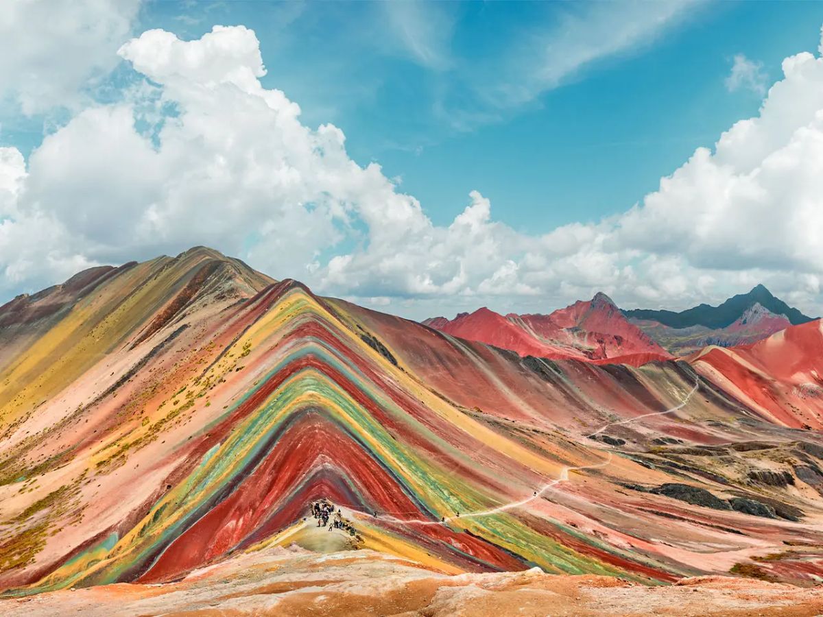 la montaña de colores